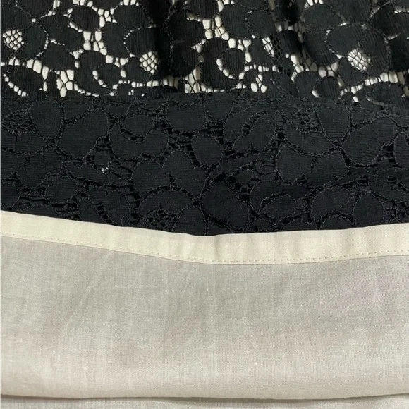 TALBOTS ELEGANT BLACK LACE A LINE SKIRT SZ 4 - Picture 10 of 10